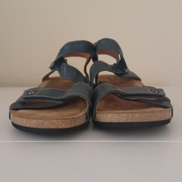 Taos "Universe" Blue Sandals Size 7 - 7.5 - Picture 8 of 12